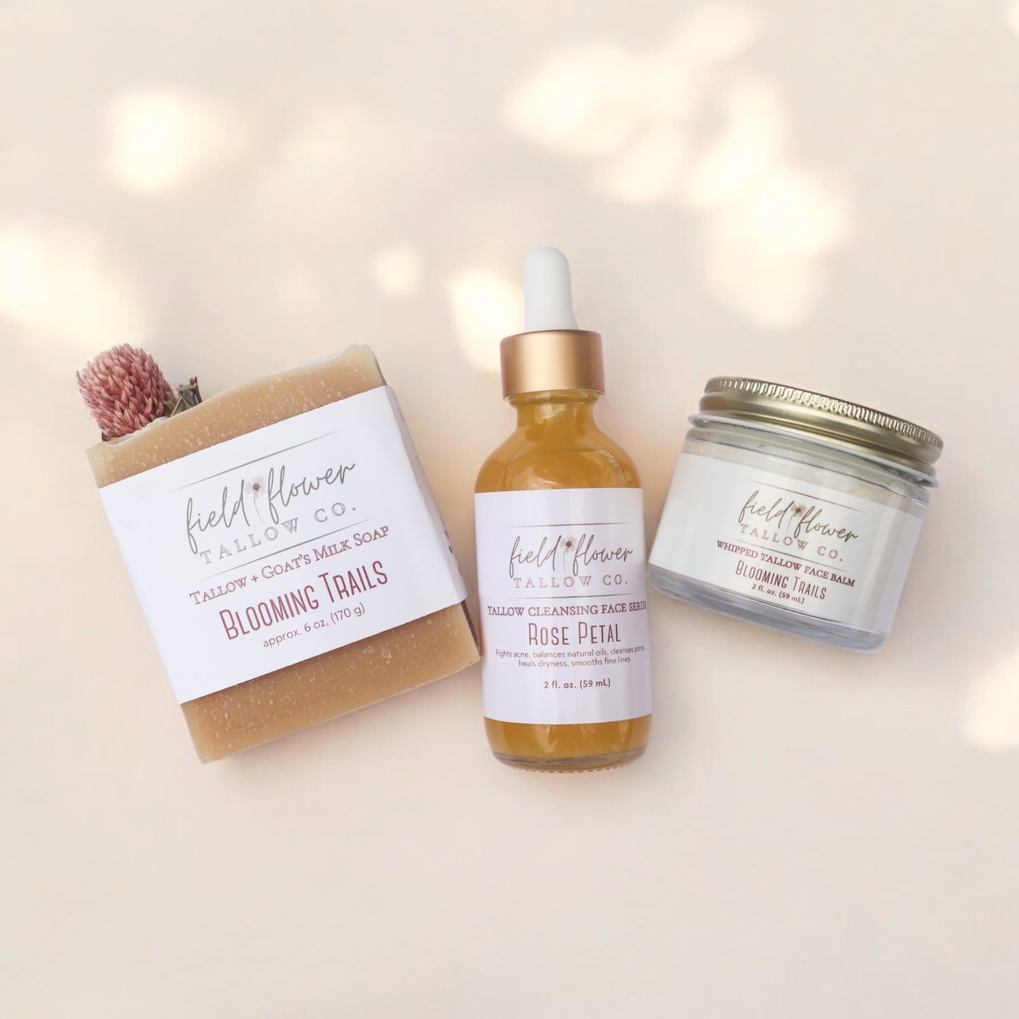 Blooming Trails Tallow Face Trio