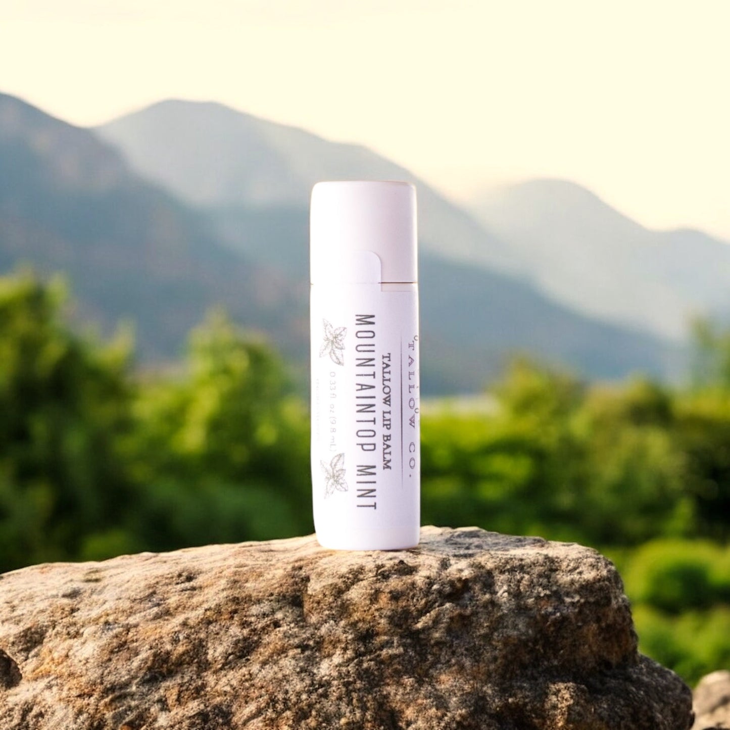 Minty Vanilla Tallow Lip Balm