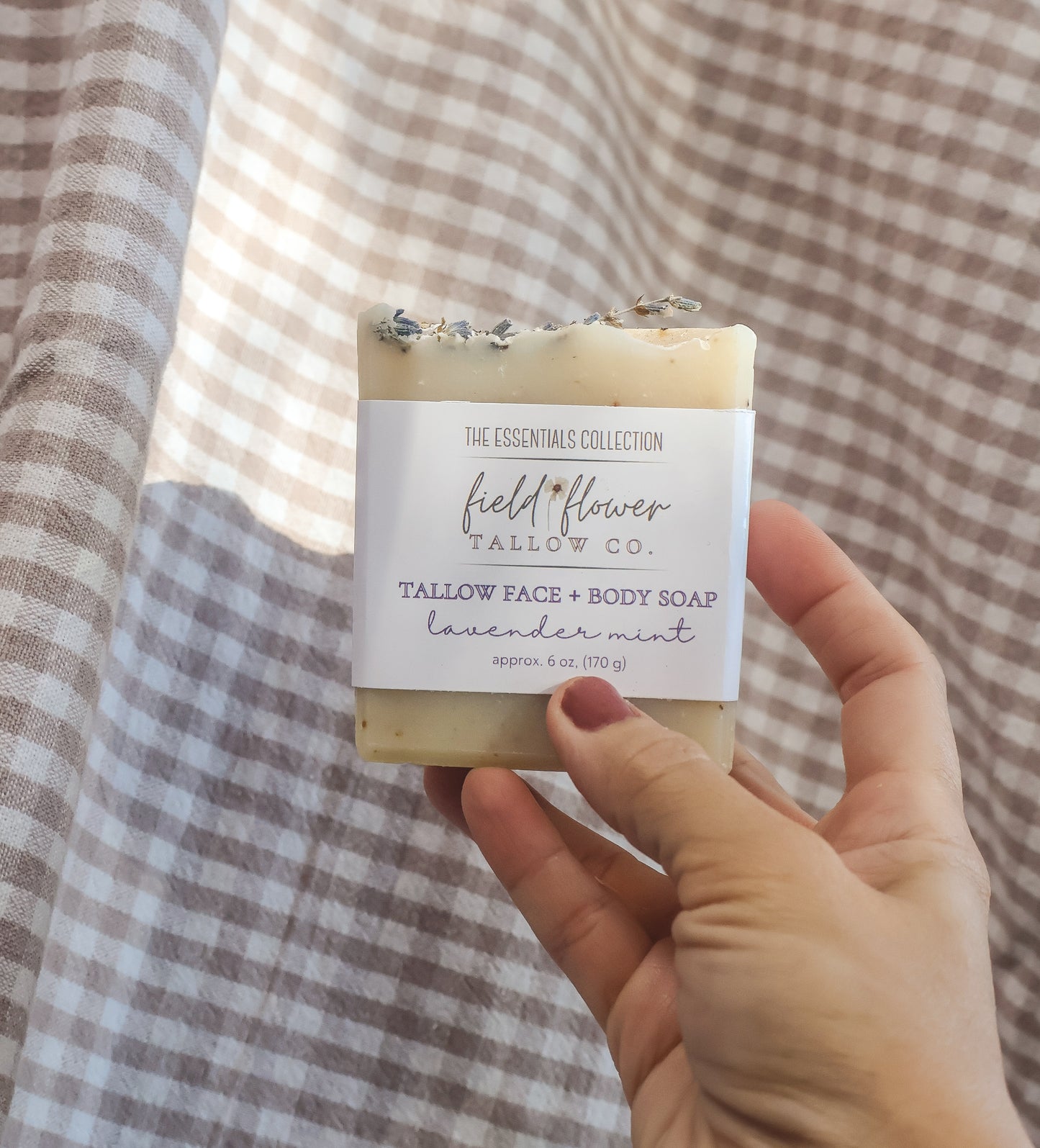 Lavender Mint Infused Tallow Soap