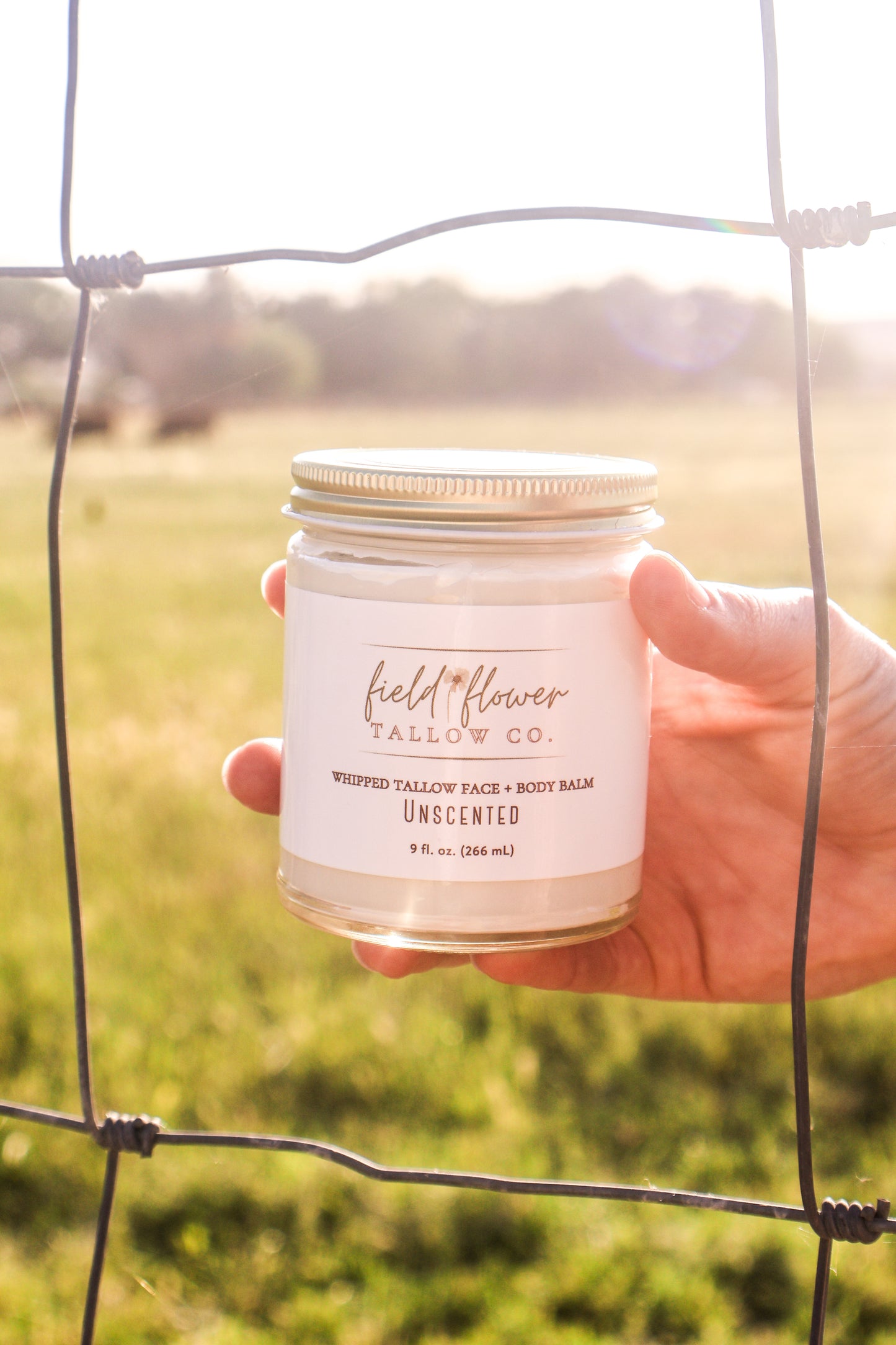 Unscented Tallow Face + Body Balm