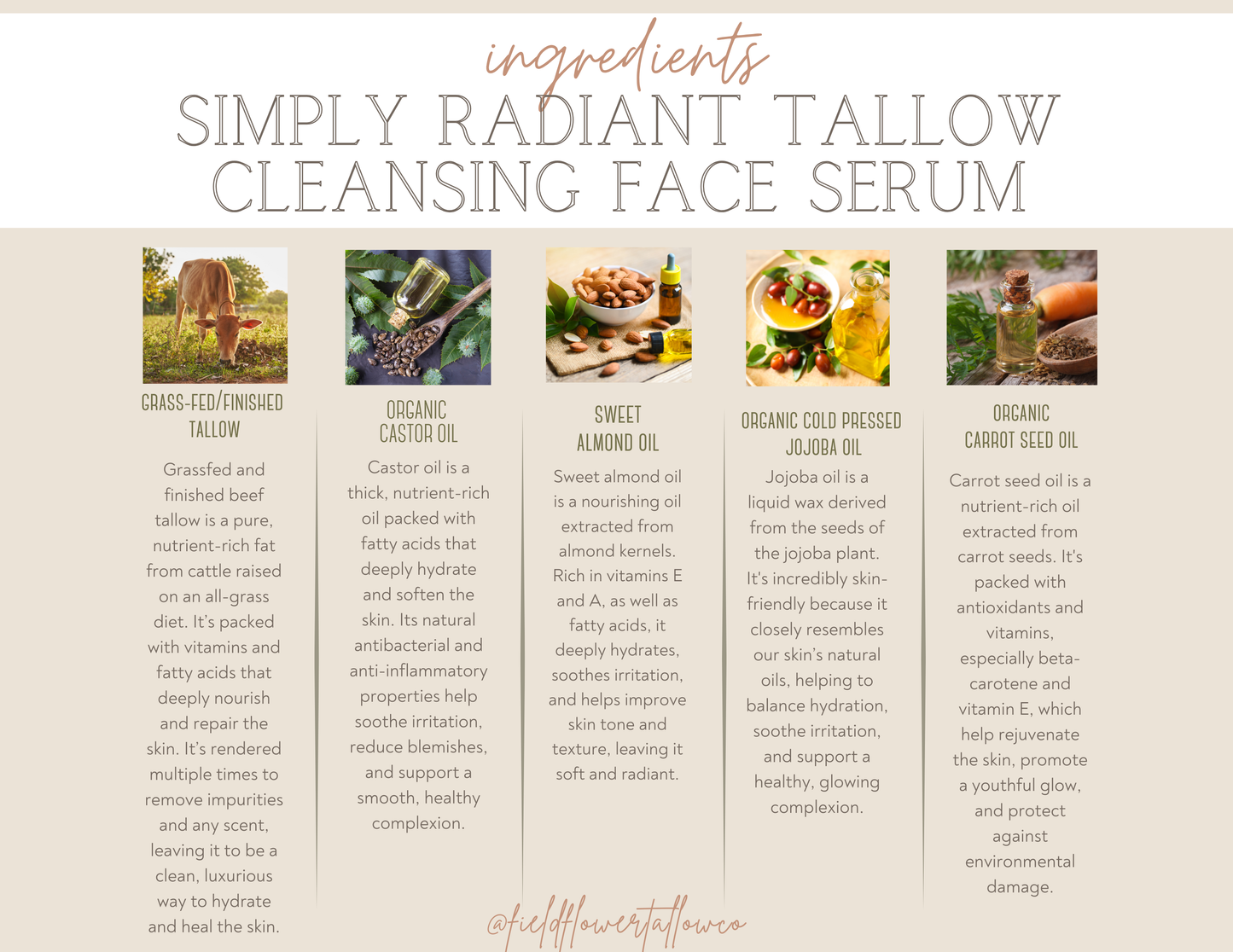 Simply Radiant Tallow Cleansing Serum