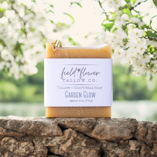 Garden Glow Tallow + Goat's Milk Soap