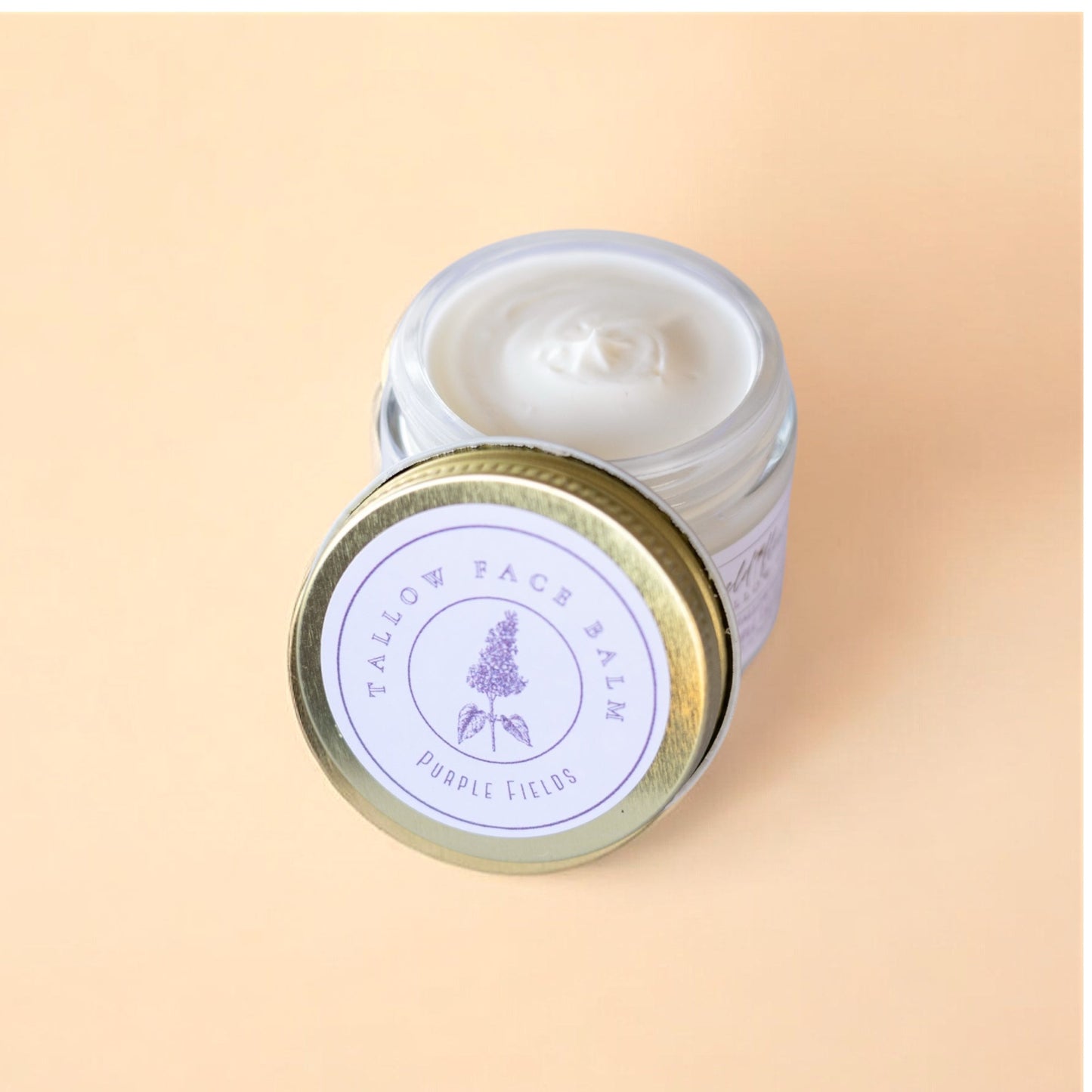 Jar of Purple Fields Tallow Face Balm