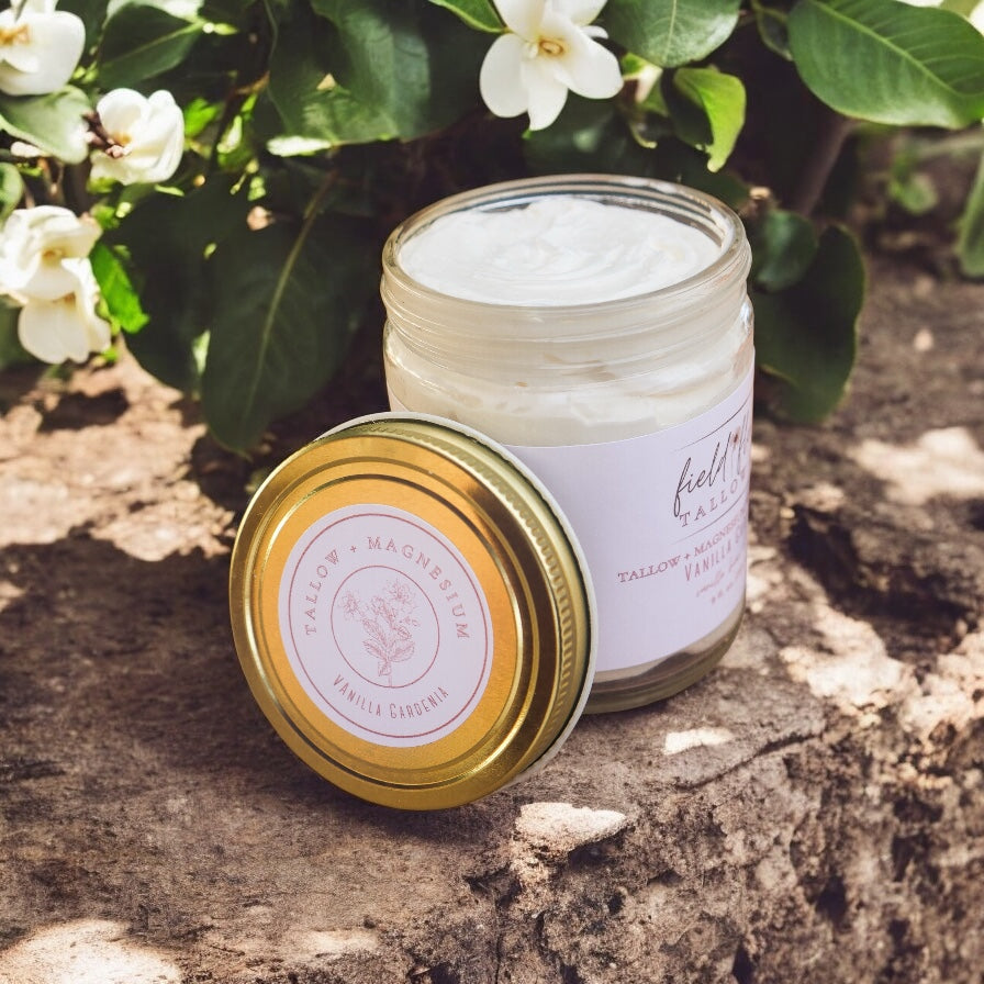 Vanilla Gardenia Magnesium Tallow Balm