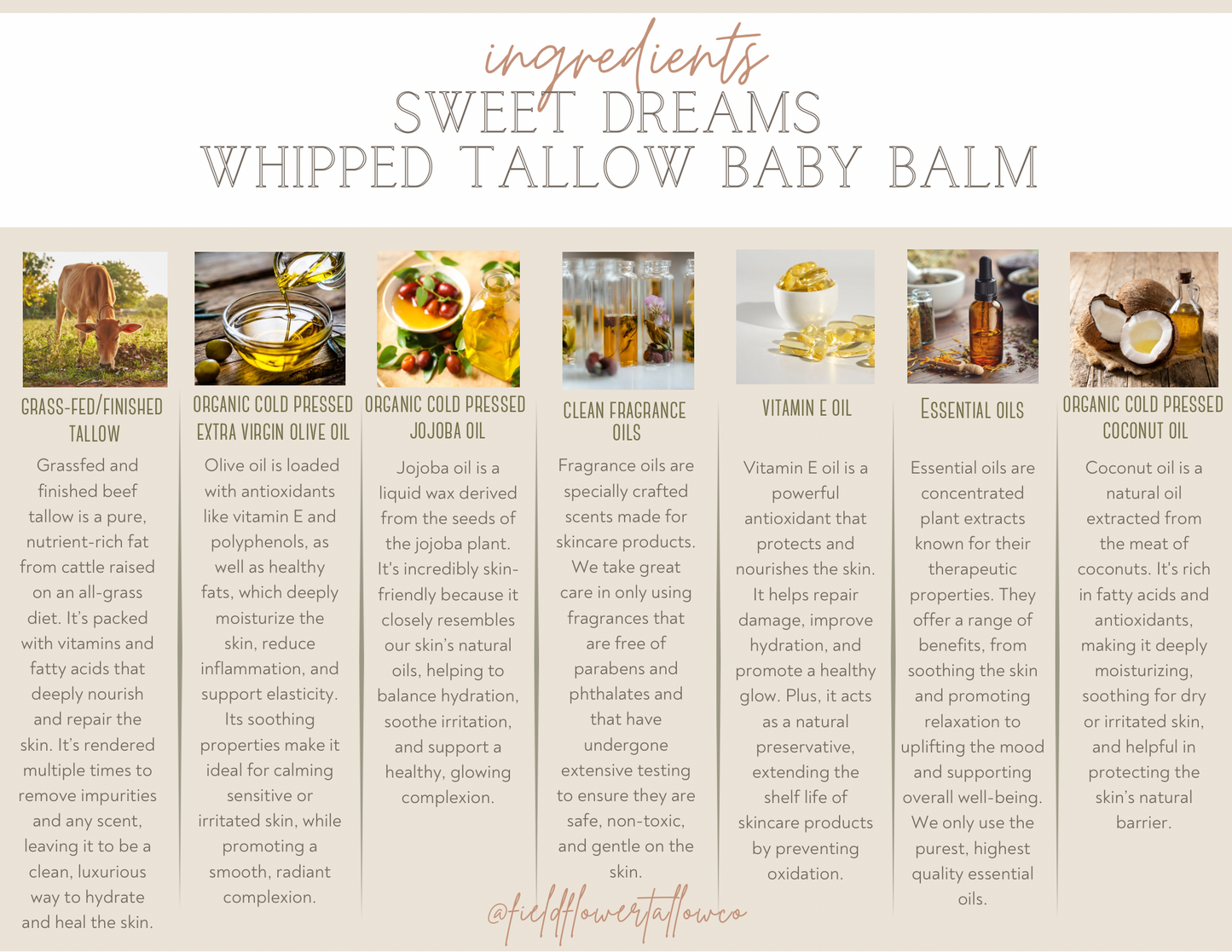 Sweet Dreams Tallow Baby Balm