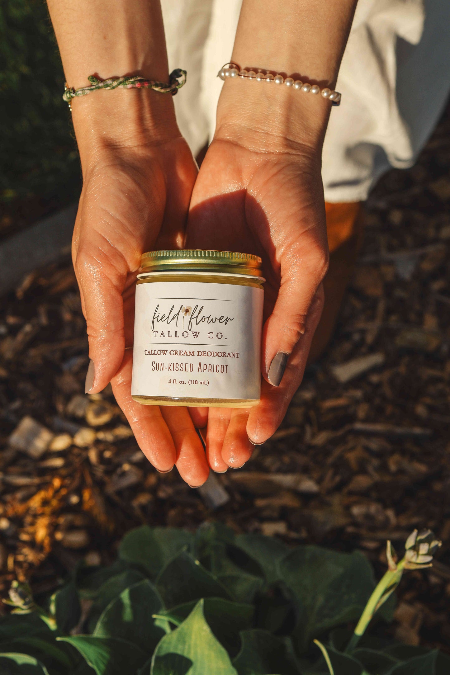 Sun-Kissed Apricot Tallow Cream Deodorant