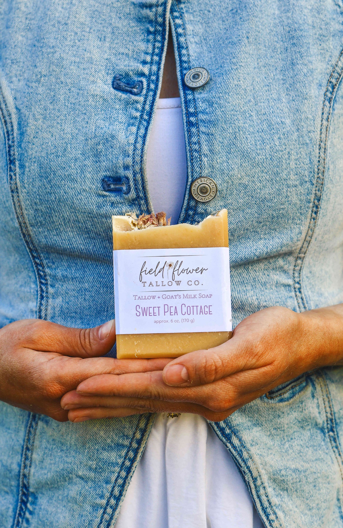 Sweet Pea Cottage Tallow + Goat's Milk Soap