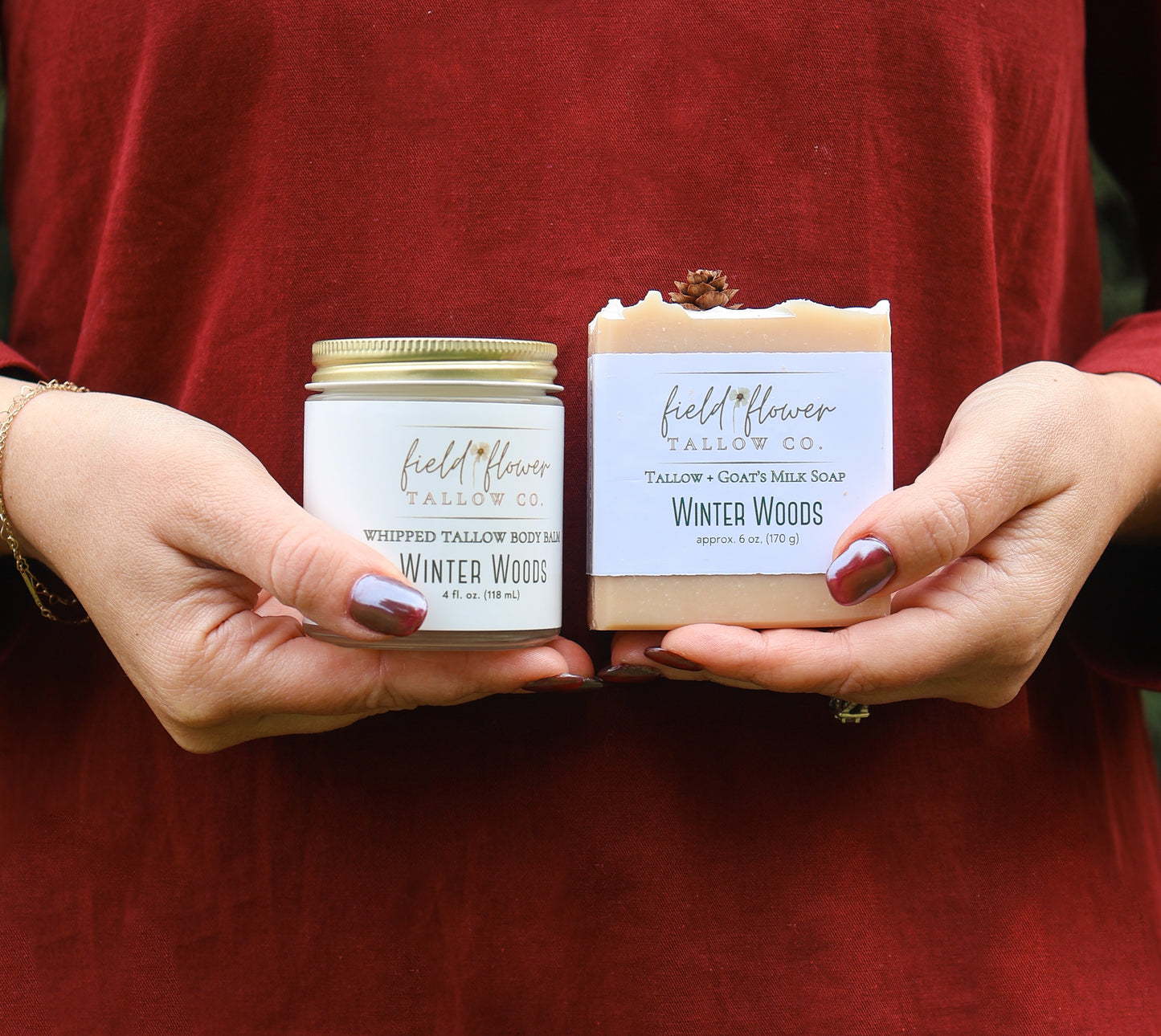 Winter Woods Tallow + Goat's Milk Soap