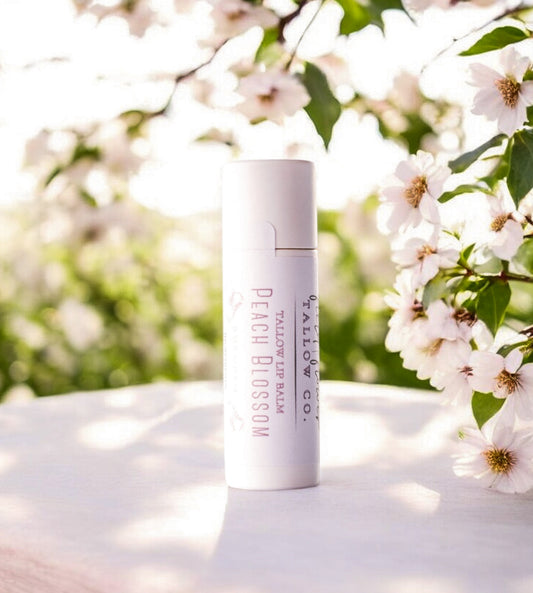 Peach Blossom Tallow Lip Balm Tube