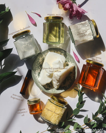 Cucumber Mist Tallow Cream Deodorant