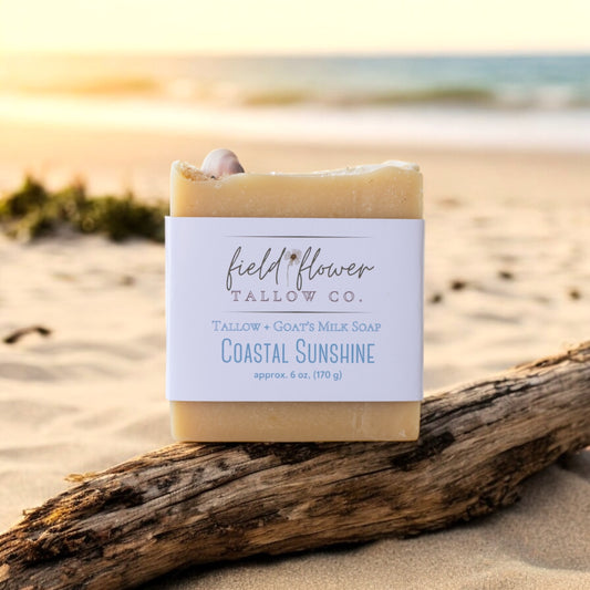 Coastal Sunshine Tallow + Goat's Milk Soap