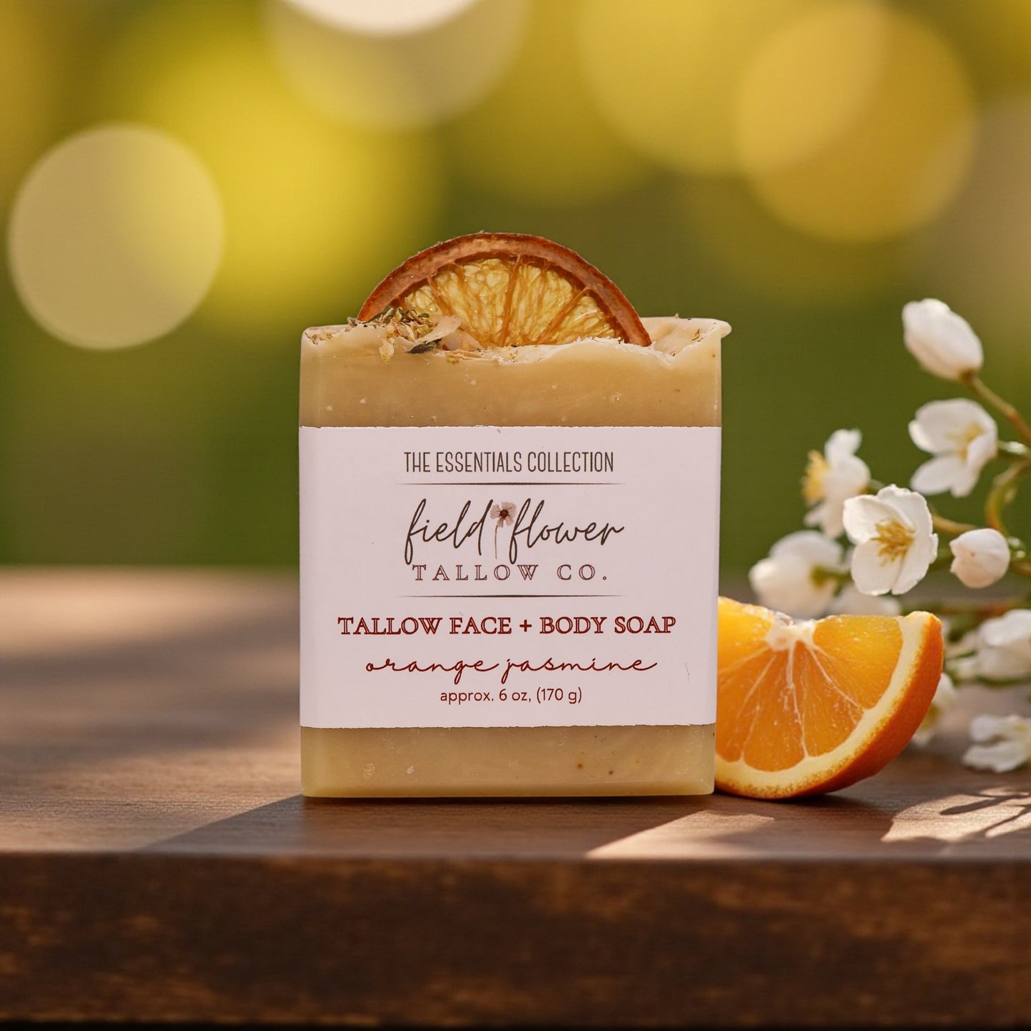 Orange Jasmine Infused Tallow Soap