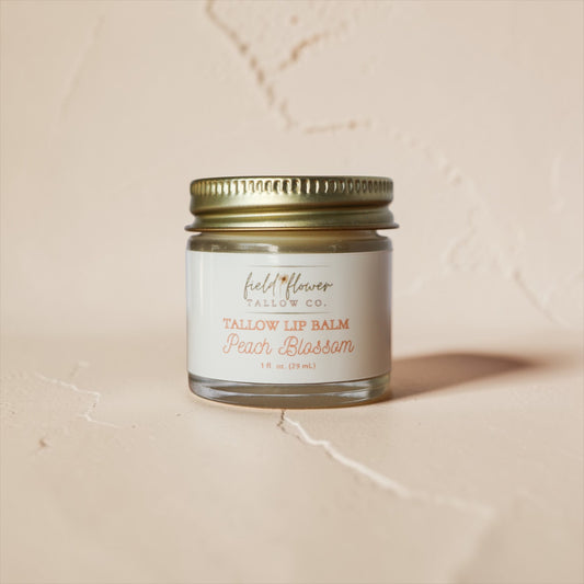 Peach Blossom Tallow Lip Balm