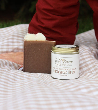 Gingerbread House Tallow + Goat's Milk Soap