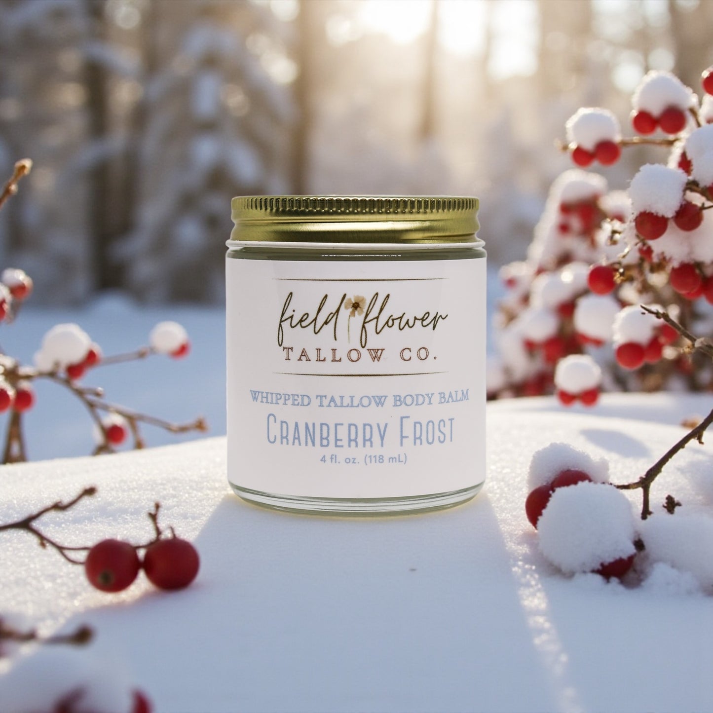 Cranberry Frost Tallow Body Balm