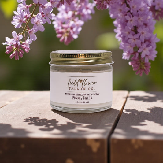 Purple Fields Tallow Face Balm
