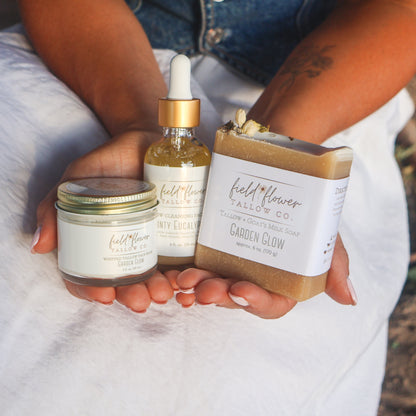 Garden Glow Tallow Face Trio