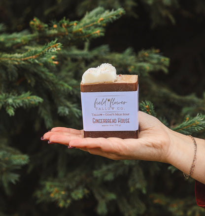 Gingerbread House Tallow + Goat's Milk Soap