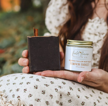 Pumpkin Harvest Tallow + Goat's Milk Soap