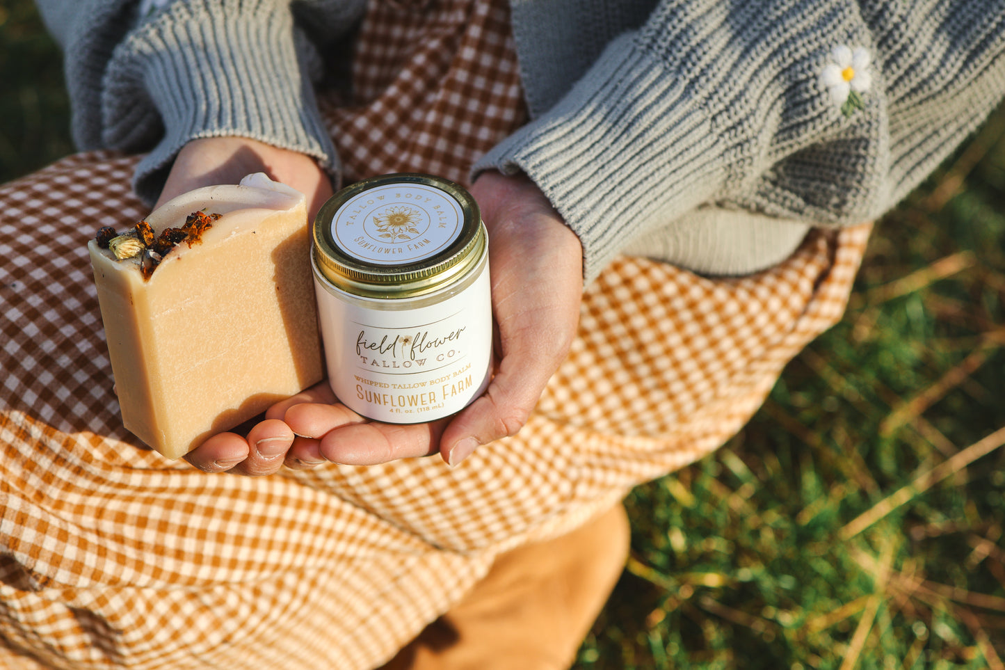 Sunflower Farm Tallow + Goat's Milk Soap