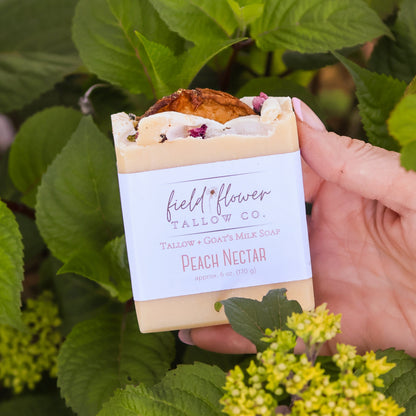 Peach Nectar Tallow + Goat's Milk Soap