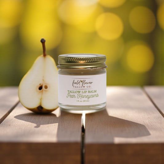 Pear Honeycomb Tallow Lip Balm