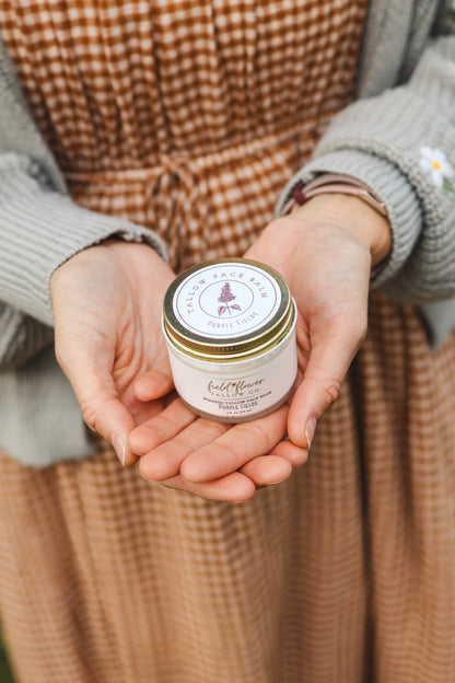 Purple Fields Tallow Face Balm