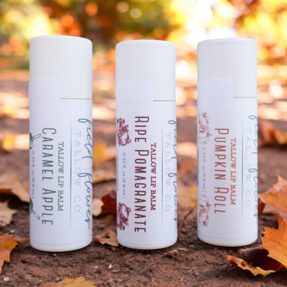 Seasonal Tallow Lip Balm Tubes