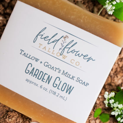 Garden Glow Tallow + Goat's Milk Soap