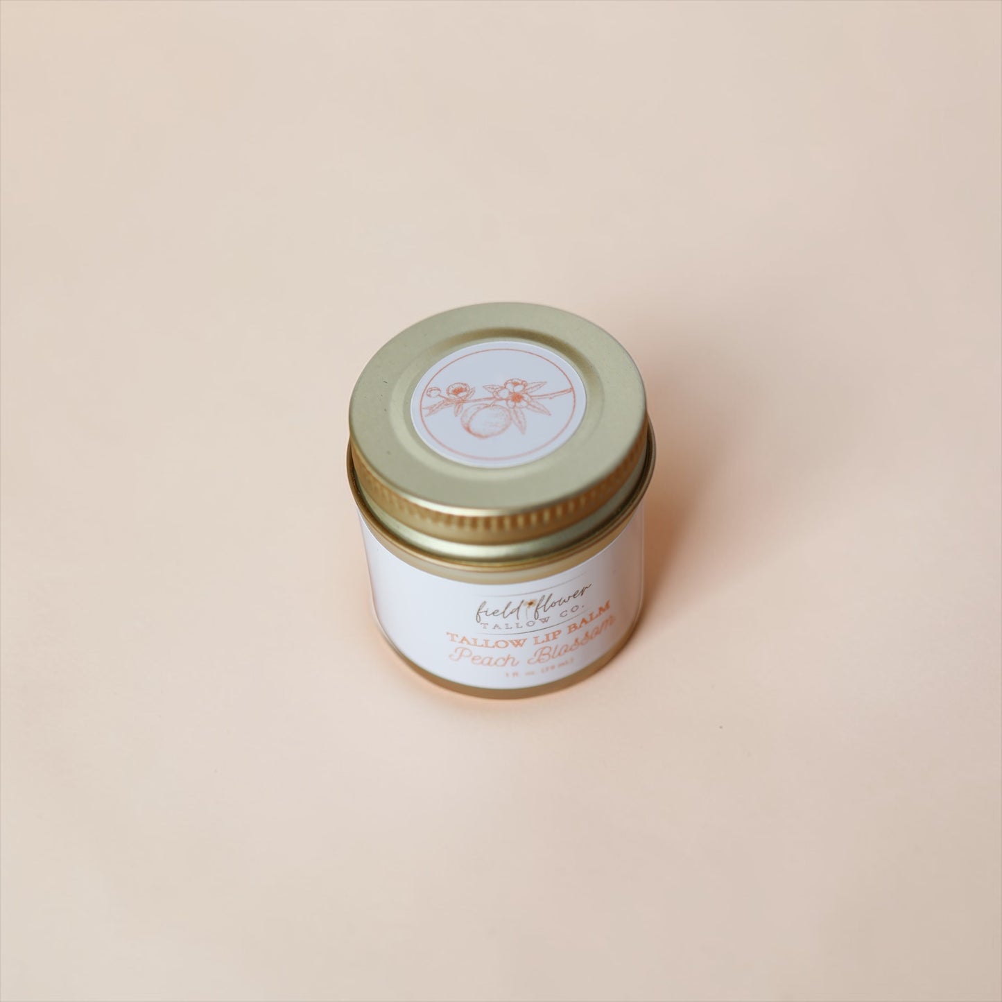 Peach Blossom Tallow Lip Balm