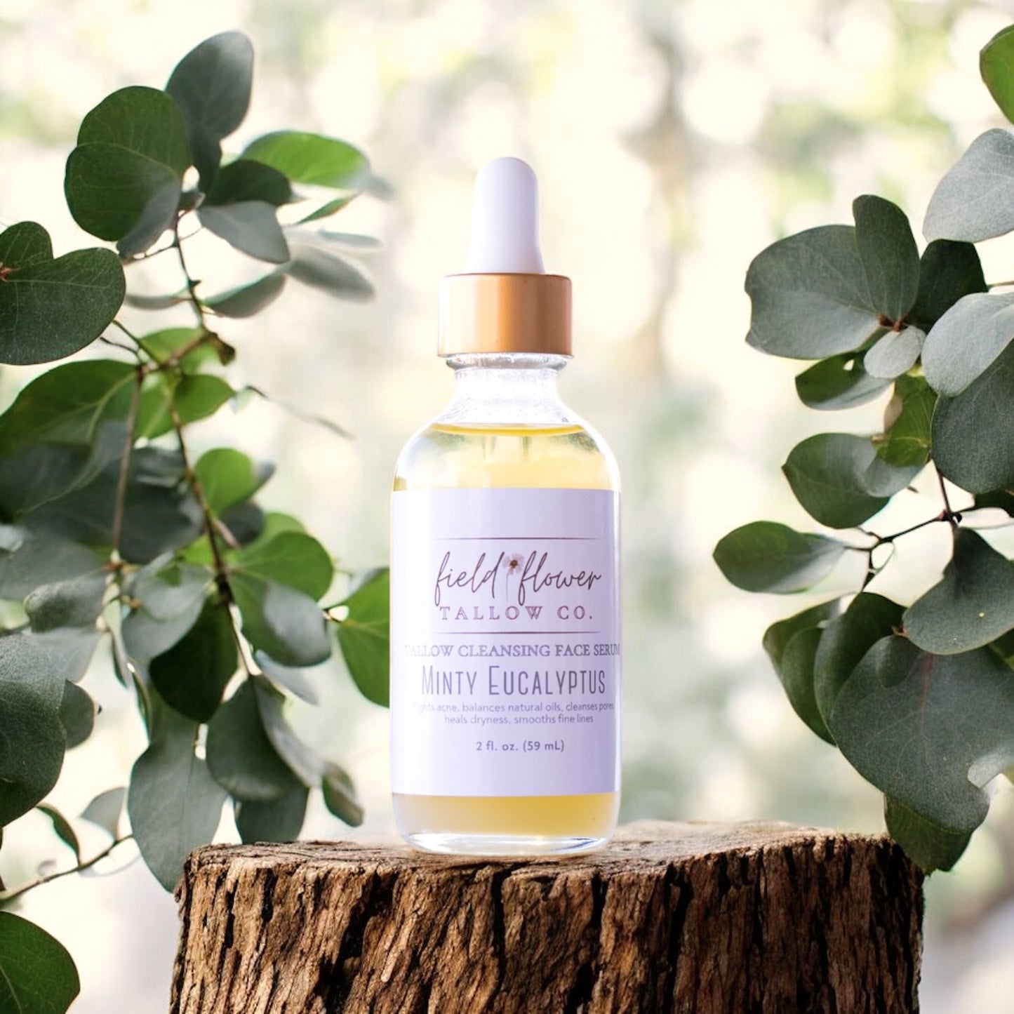 Minty Eucalyptus Cleansing Tallow Face Serum