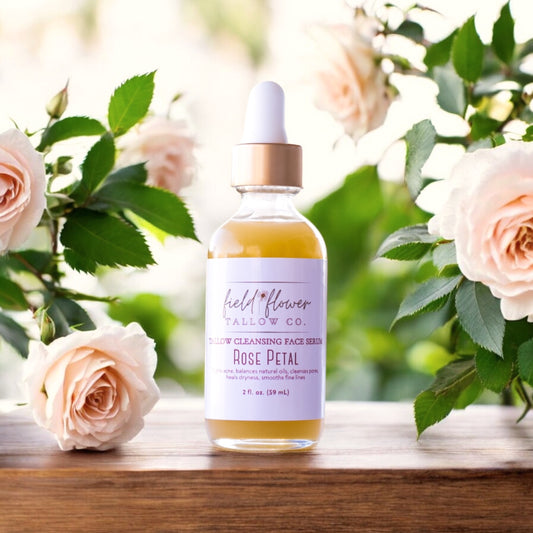 Rose Petal Tallow Cleansing Serum