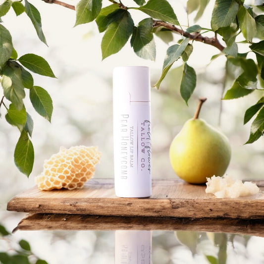 Pear Honeycomb Tallow Lip Balm Tube