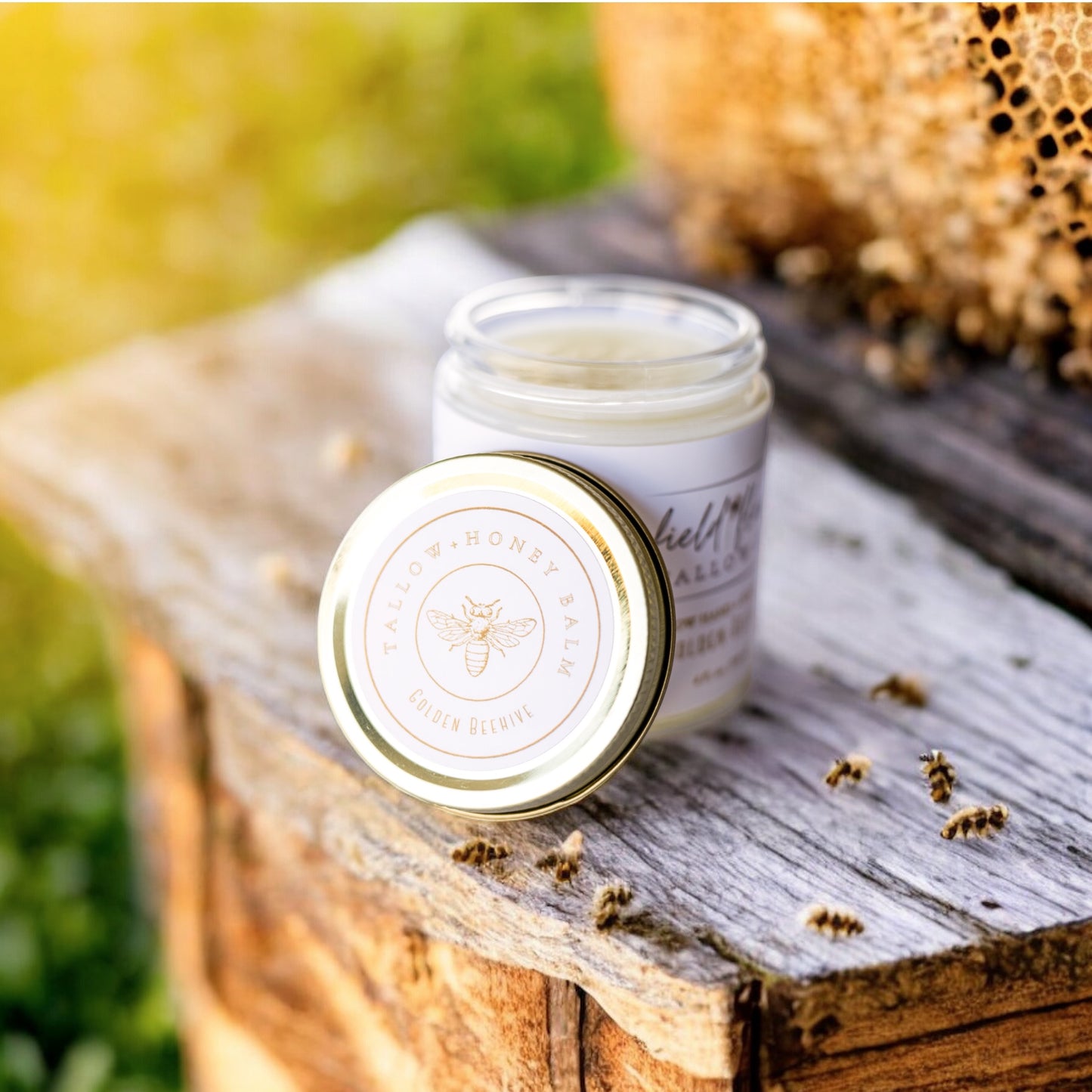 Golden Beehive Hand + Foot Cream