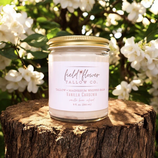 Vanilla Gardenia Magnesium Tallow Balm
