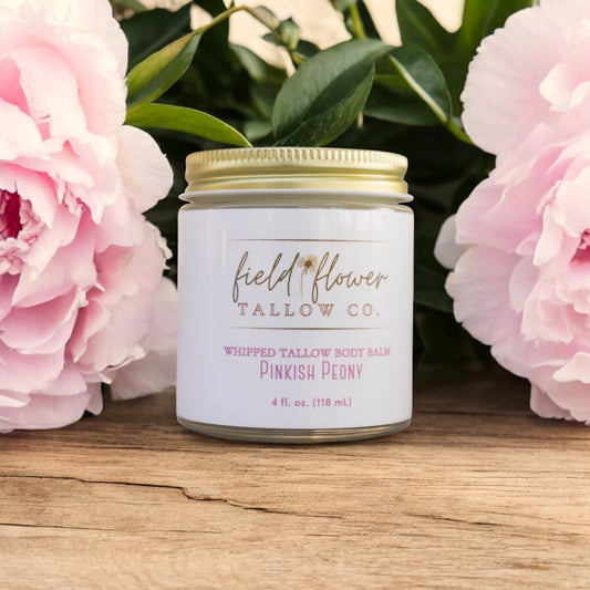 Pinkish Peony Tallow Body Balm