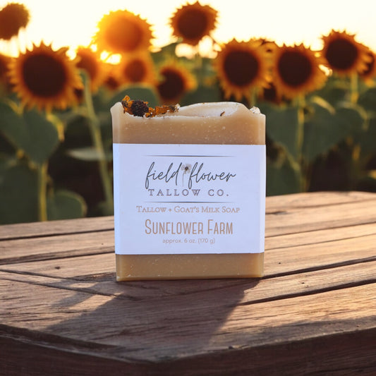 Sunflower Farm Tallow + Goat's Milk Soap