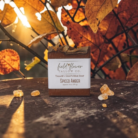 Spiced Amber Tallow + Goat's Milk Soap