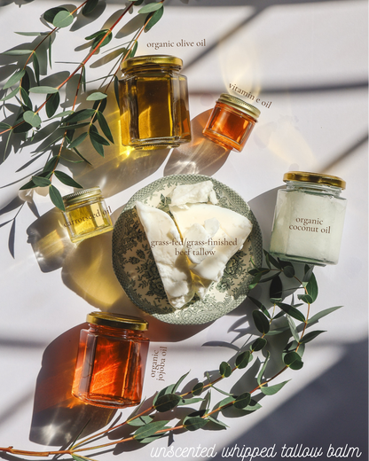 Unscented Tallow Face + Body Balm