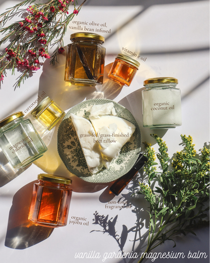 Vanilla Gardenia Magnesium Tallow Balm
