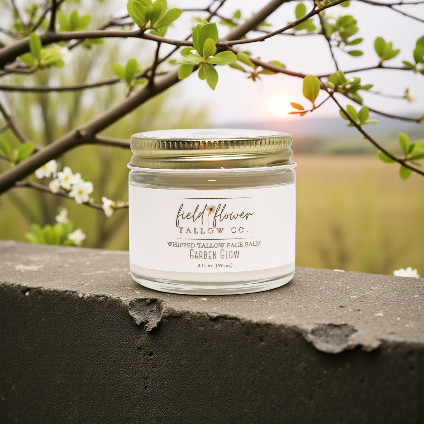 Garden Glow Tallow Face Balm