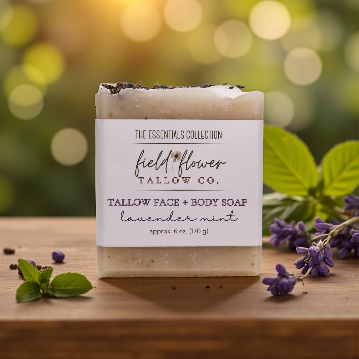 Lavender Mint Infused Tallow Soap