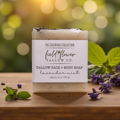 Lavender Mint Infused Tallow Soap