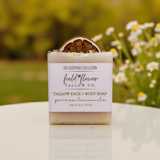 Yarrow Lemomile Infused Tallow Soap