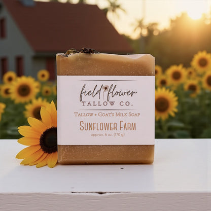 Sunflower Farm Tallow + Goat's Milk Soap