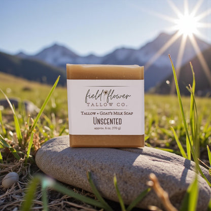 Unscented Tallow + Goat's Milk Soap