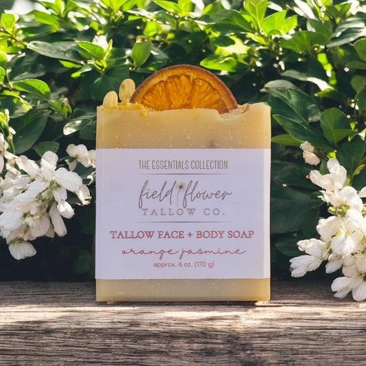 Orange Jasmine Infused Tallow Soap