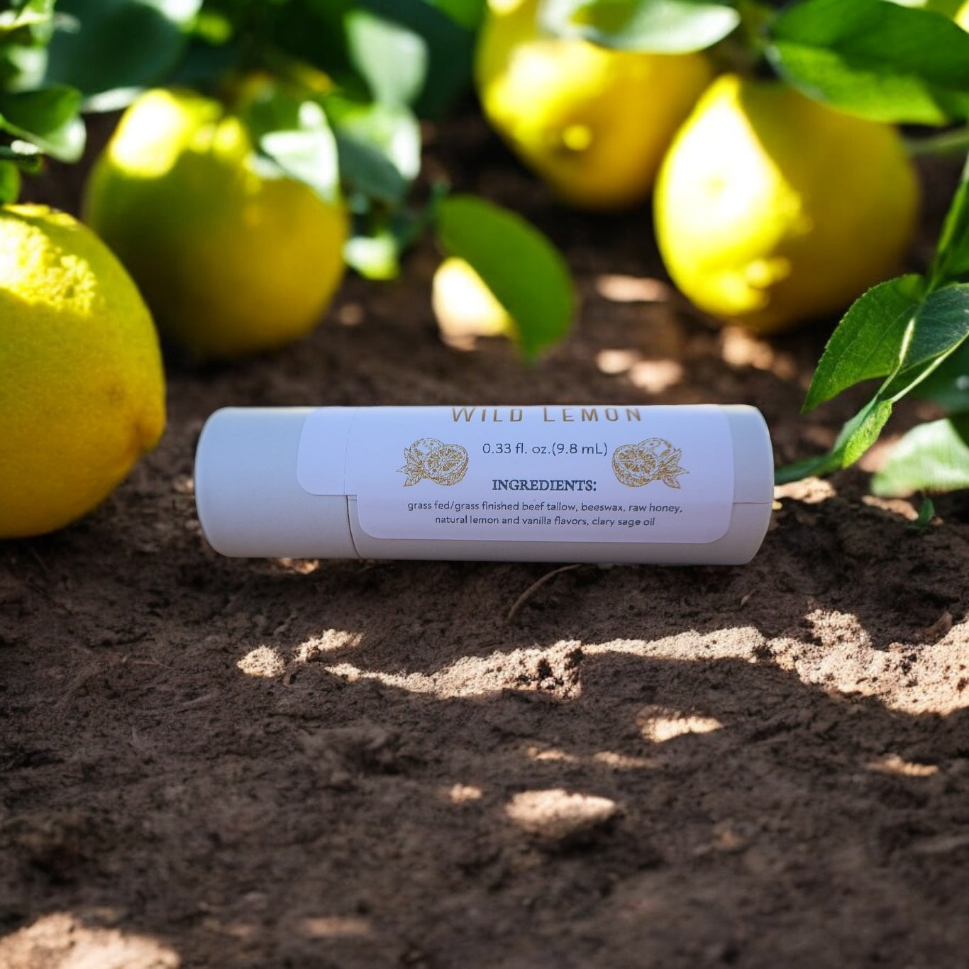 Wild Lemon Tallow Lip Balm