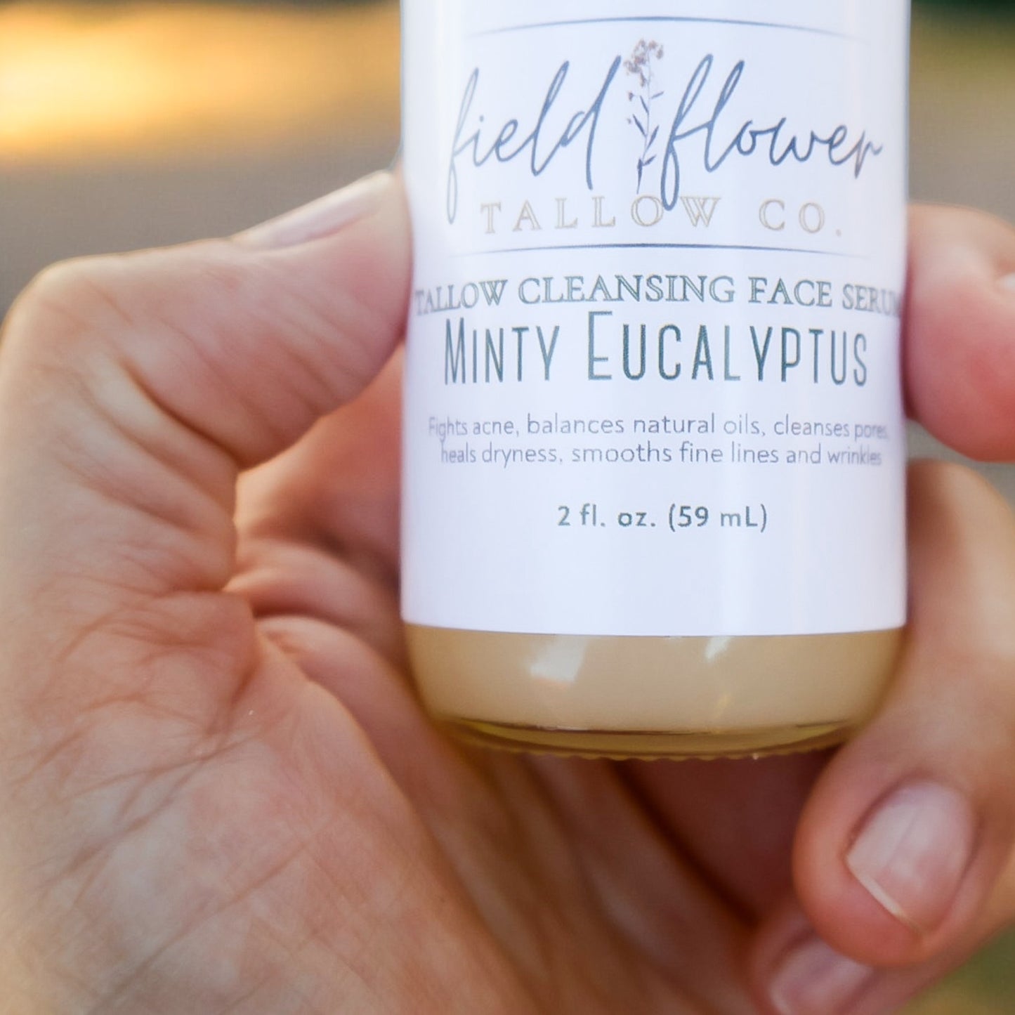 Minty Eucalyptus Cleansing Tallow Face Serum