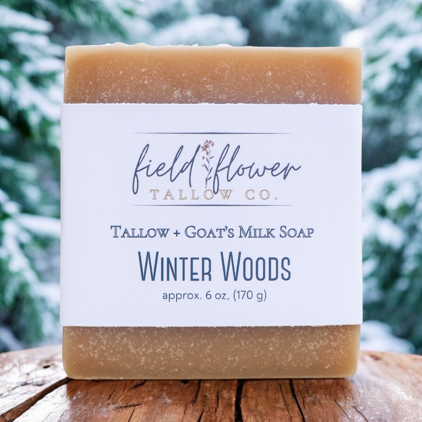 Winter Woods Tallow + Goat's Milk Soap